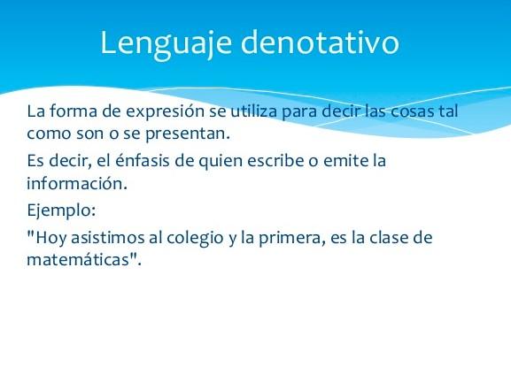 El Lenguaje Connotativo Y Denotativo Con V Deo Y Ejemplos