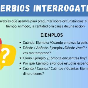 Qué son los adverbios interrogativos: ejemplos