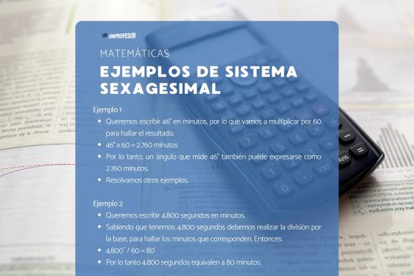 Qué es el sistema sexagesimal: ejemplos - Ejemplos de sistema sexagesimal