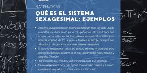 Qué es el sistema sexagesimal: ejemplos