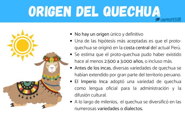 Cuál es el origen del idioma quechua