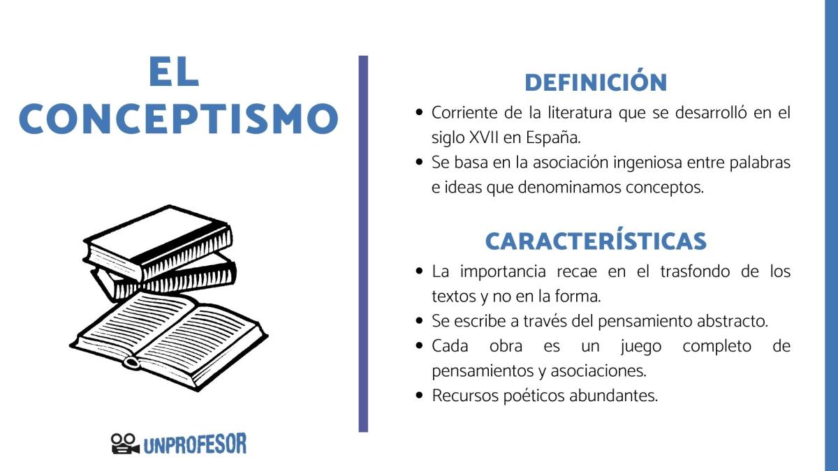 Qué es el conceptismo y sus características