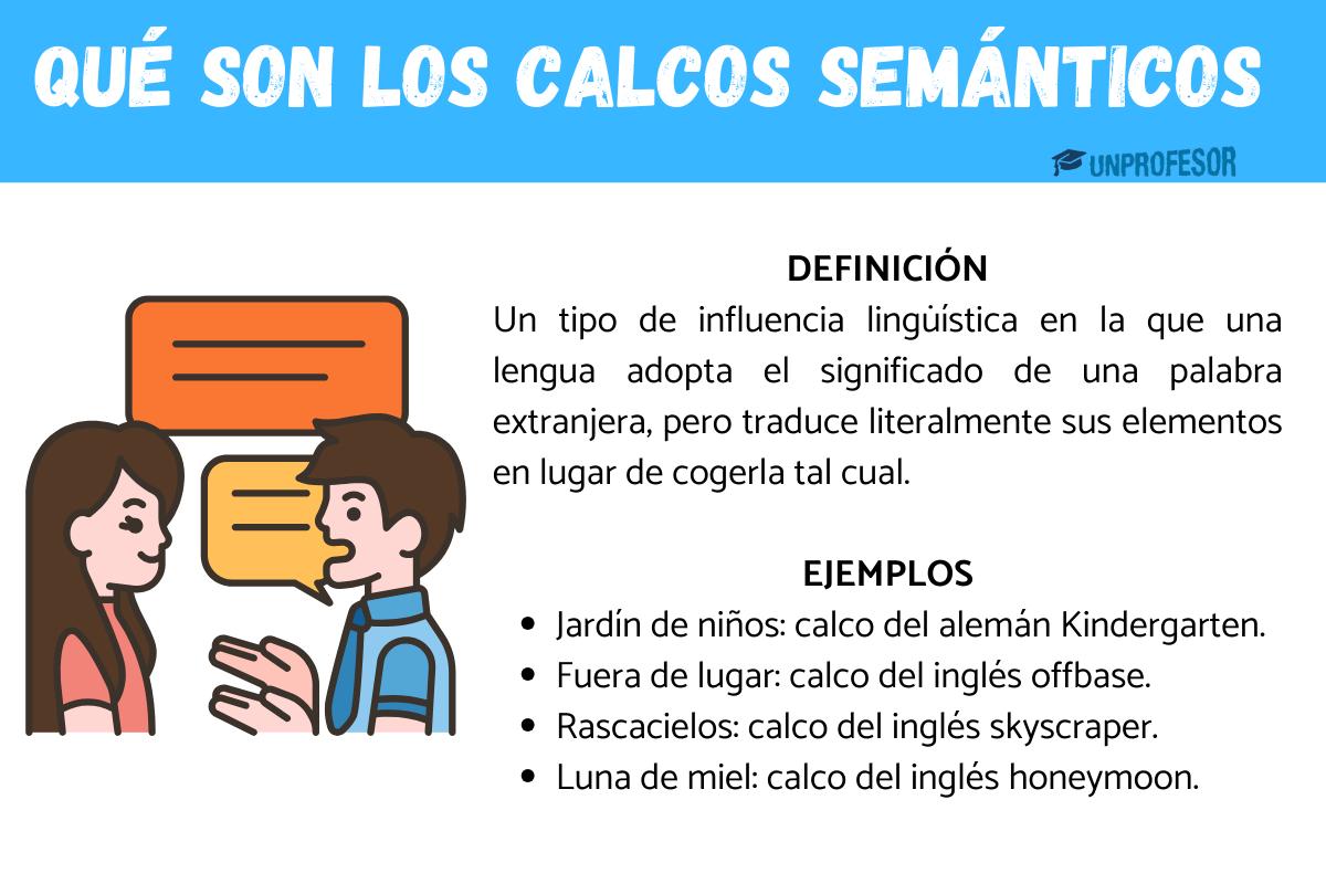 Qué son los calcos semánticos: ejemplos