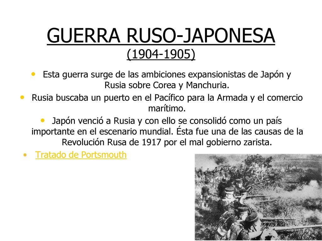Guerra RUSO-JAPONESA: causas, desarrollo y consecuencias [RESUMEN y MAPA]