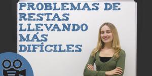 Problemas de restas llevando más difíciles