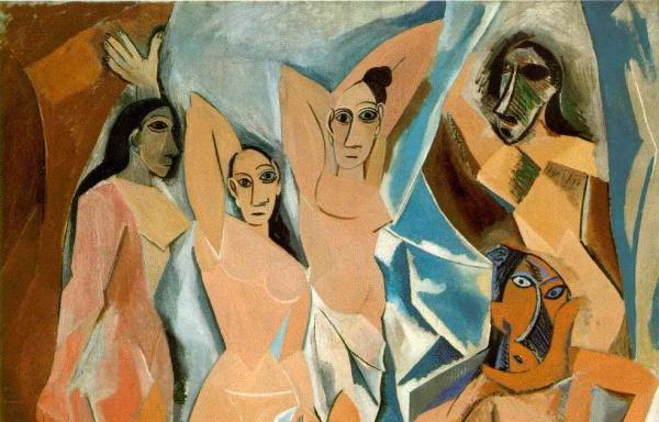Pablo Picasso y el cubismo - Les demoiselles d’Avignon – Las Señoritas de Avignon