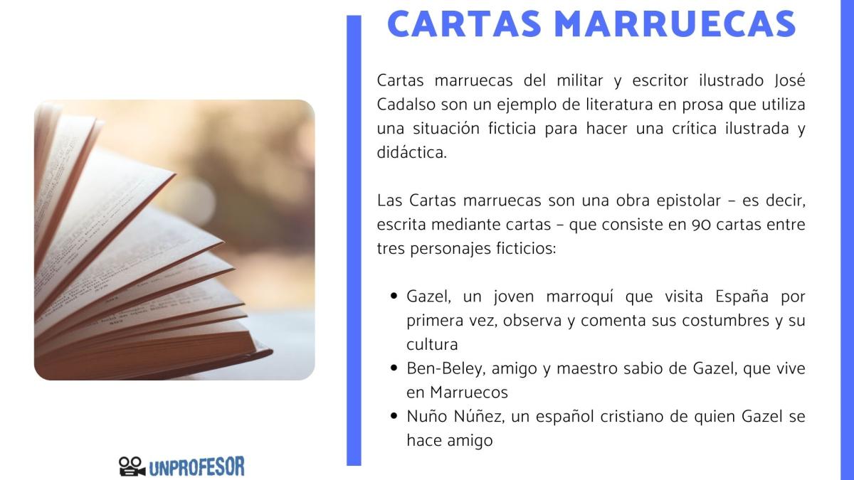 Resumen de Cartas marruecas y comentario de texto