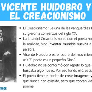 Vicente Huidobro y El Creacionismo: resumen