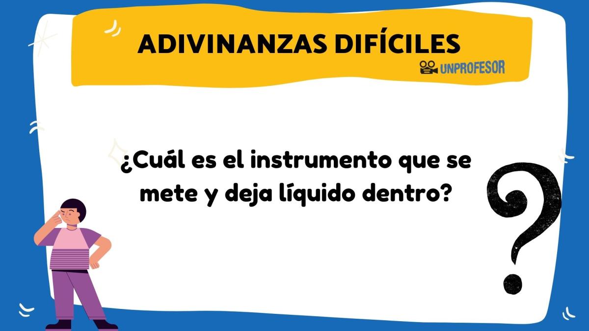 Adivinanzas difíciles con respuesta