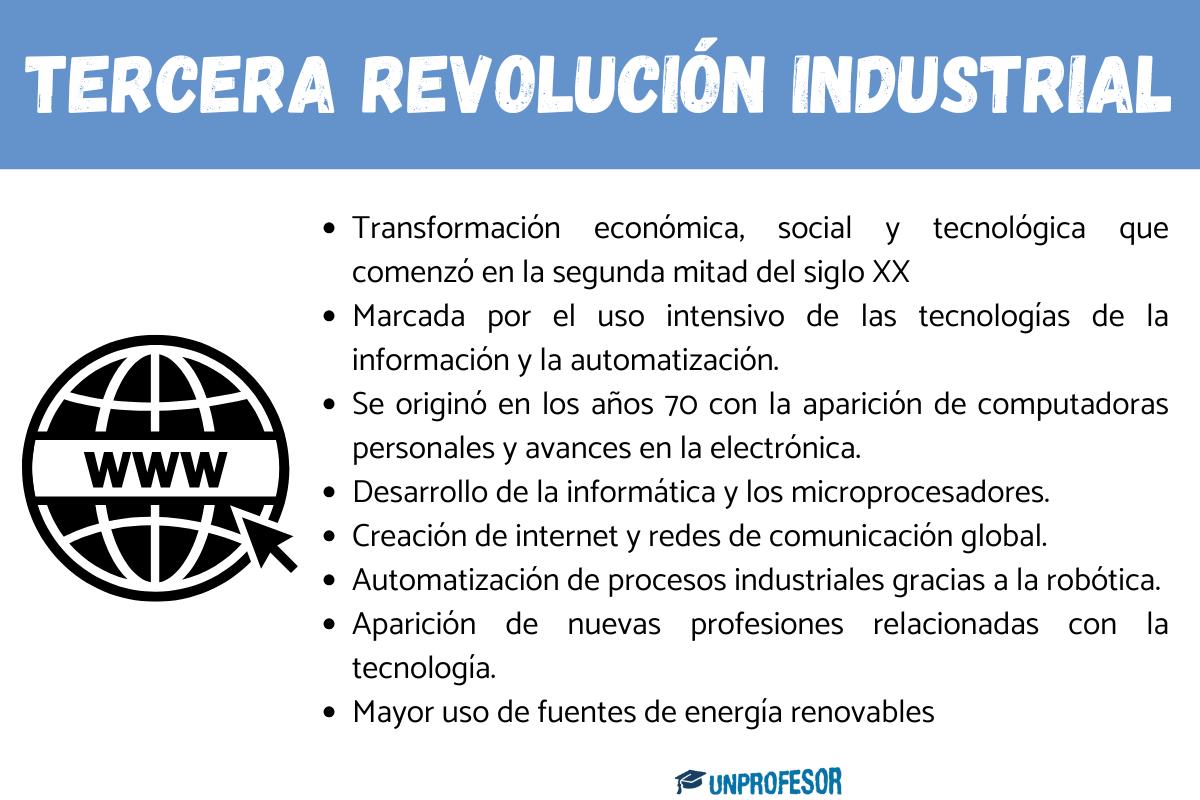 Qué es la Tercera Revolución Industrial