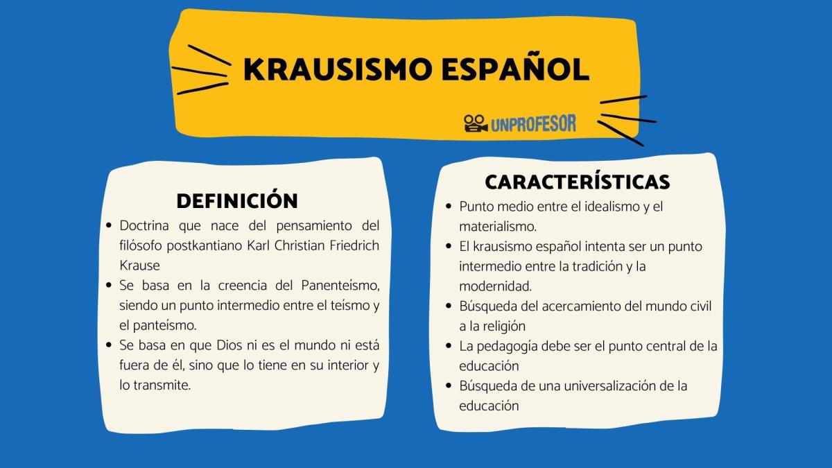 Qué es el krausismo español - resumen
