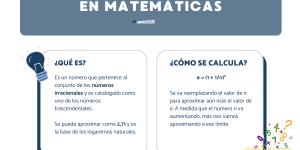 ¿Para qué sirve el número e o número de Euler en matemáticas?