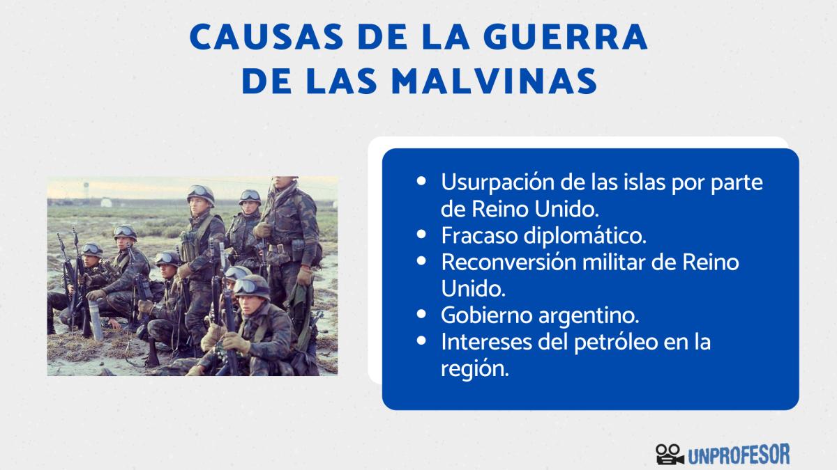Causas de la guerra de las Malvinas