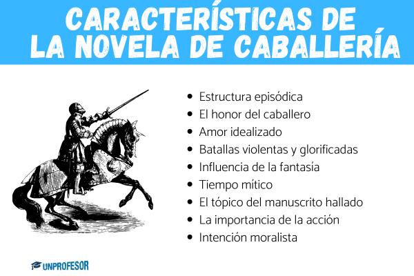 Novela de caballería: características y ejemplos - ¿Cuáles son las características de una novela de caballería? 