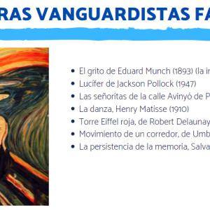 Pinturas vanguardistas famosas