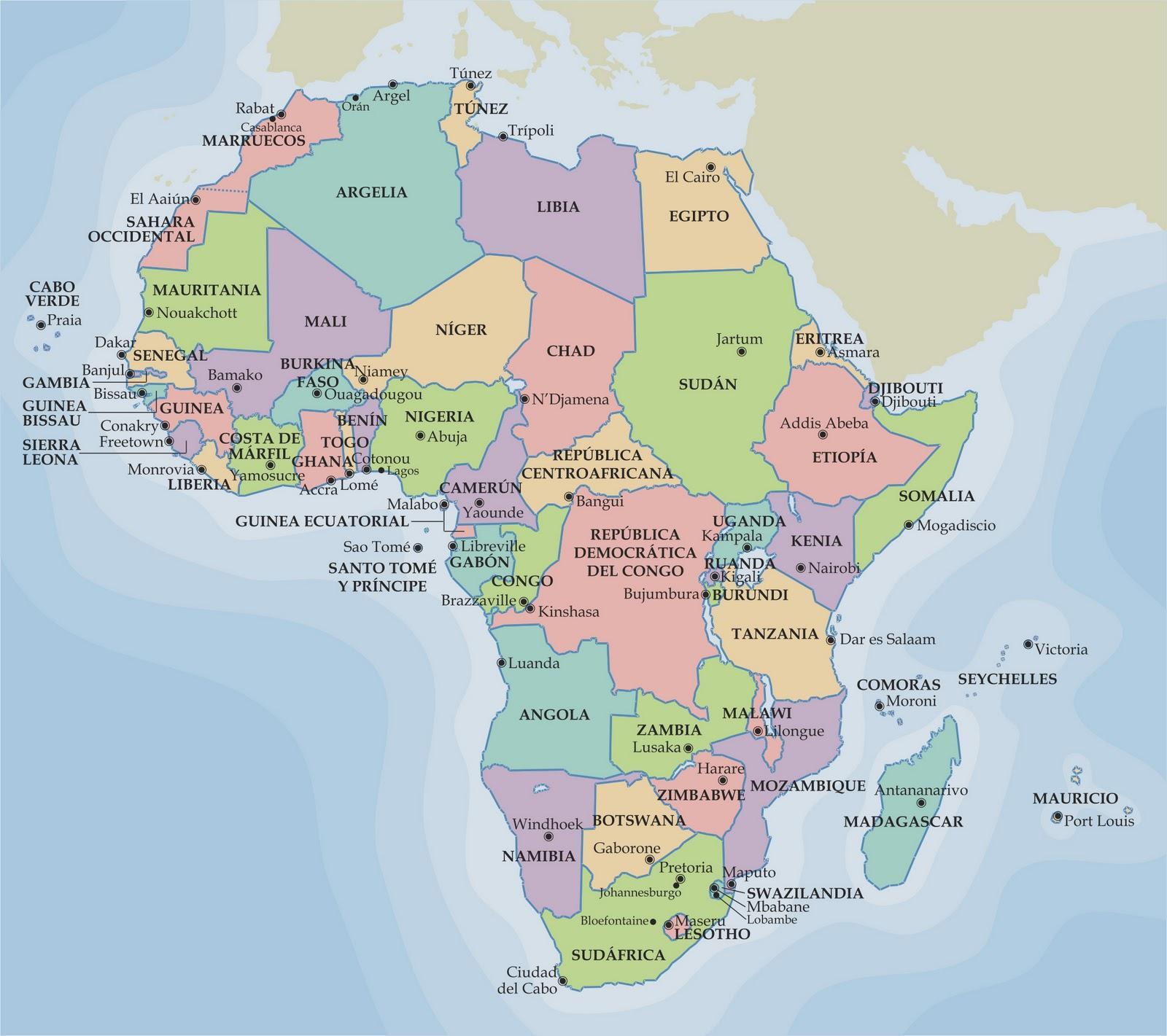 Pa ses De frica Y Sus Capitales Lista Completa Pa ses De frica Y Sus Capitales Lista Completa