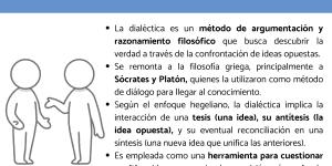 Qué es la dialéctica en la filosofía
