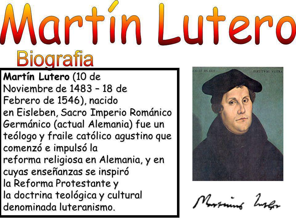 Martín LUTERO: obras más importantes - ¡¡RESUMEN CORTO!!