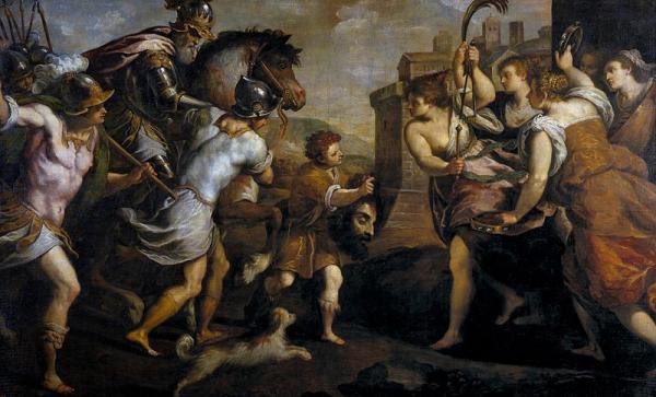 La historia de David y Goliat - La batalla de Goliat y David