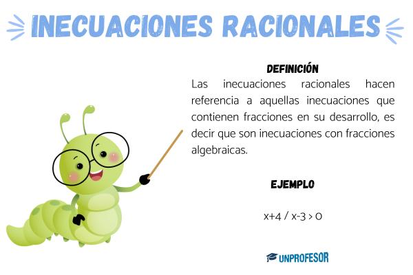 Inecuaciones racionales: con ejercicios