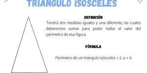 Cómo sacar el perímetro de un triangulo isósceles