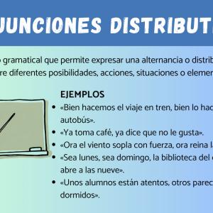 Conjunciones distributivas: ejemplos
