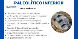 Características del Paleolítico Inferior