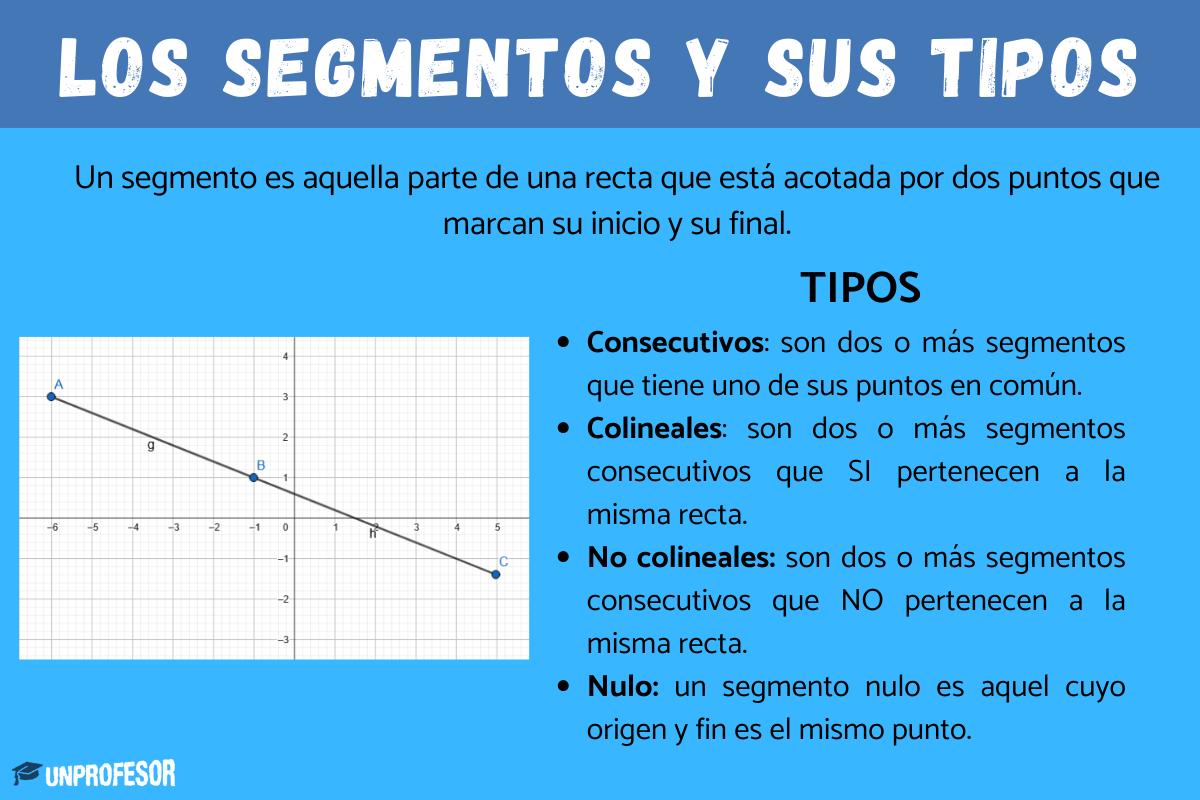 Qué son los segmentos y sus tipos