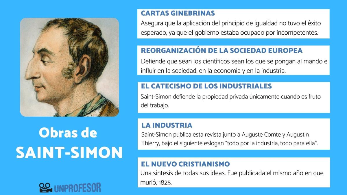 Saint-Simon: obras principales