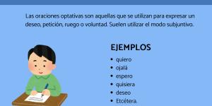 Qué son las oraciones optativas y ejemplos