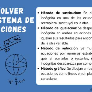 Cuántos métodos hay para resolver un sistema de ecuaciones
