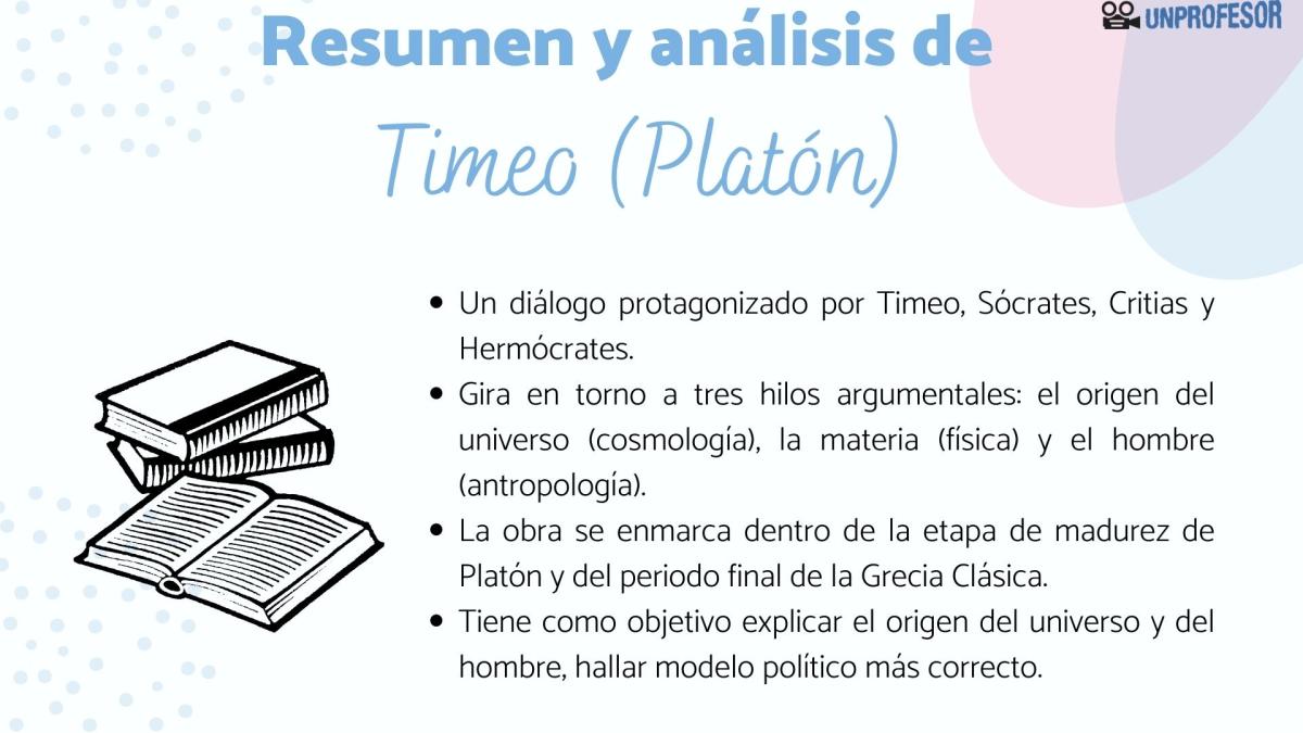 Timeo de Platón - Resumen