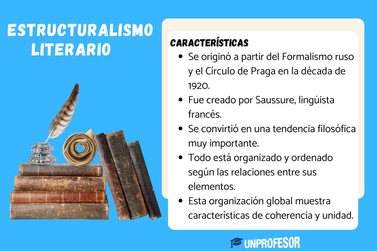 Características del estructuralismo literario