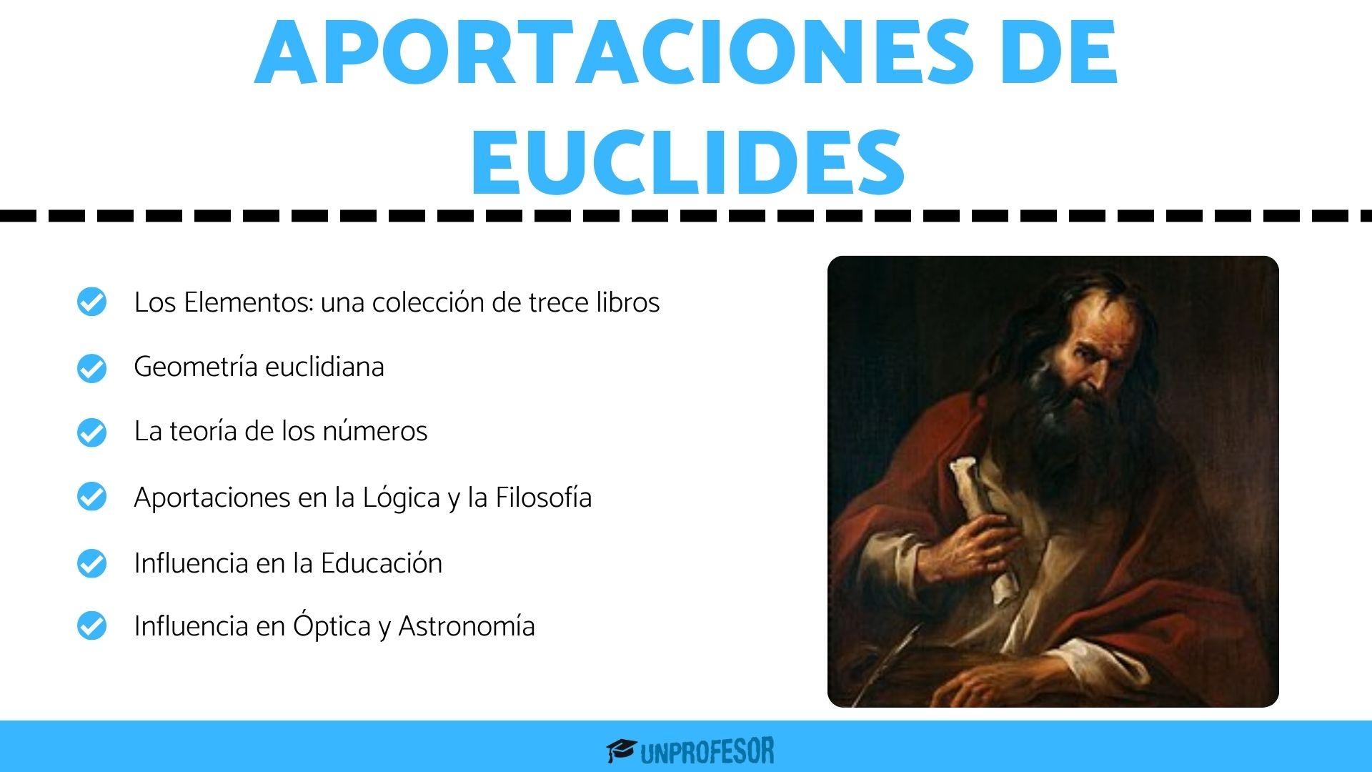 6 aportaciones de EUCLIDES más importantes