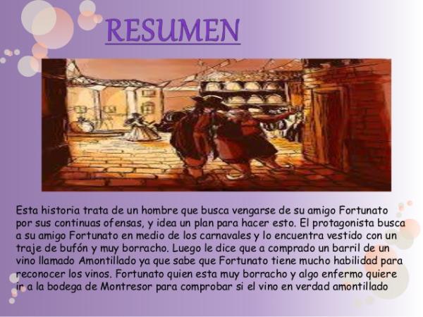 Edgar Allan Poe: libros más importantes - El barril de amontillado