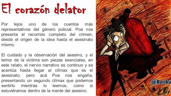 Edgar Allan Poe: libros más importantes - El corazón delator, uno de los mejores libros de Edgar Allan Poe