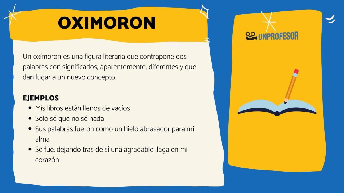 Oxímoron: definición y ejemplos