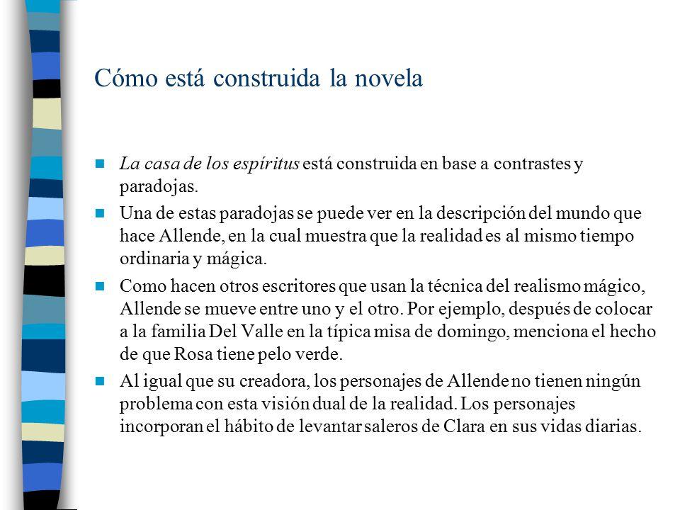 Resumen De Los Capitulos De La Casa De Los Espiritus www.unprofesor.com