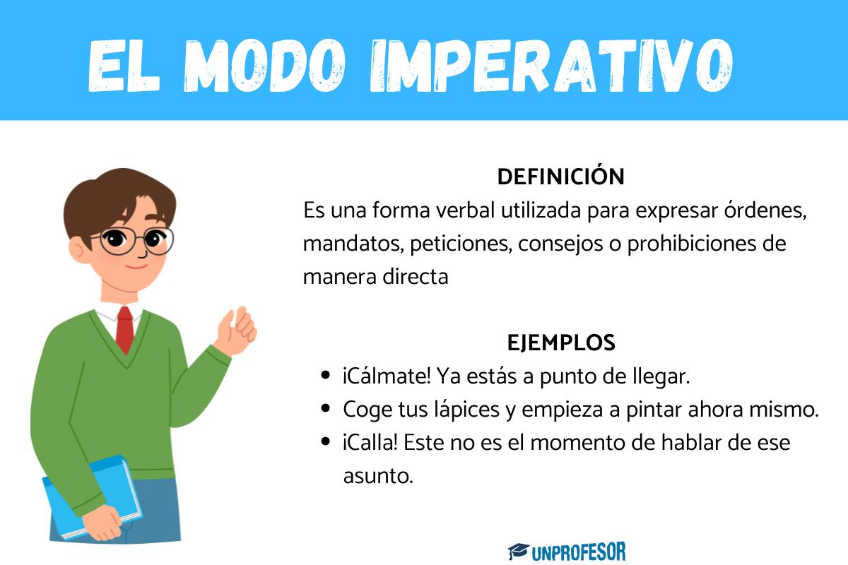 Qué es el modo imperativo - Con ejemplos