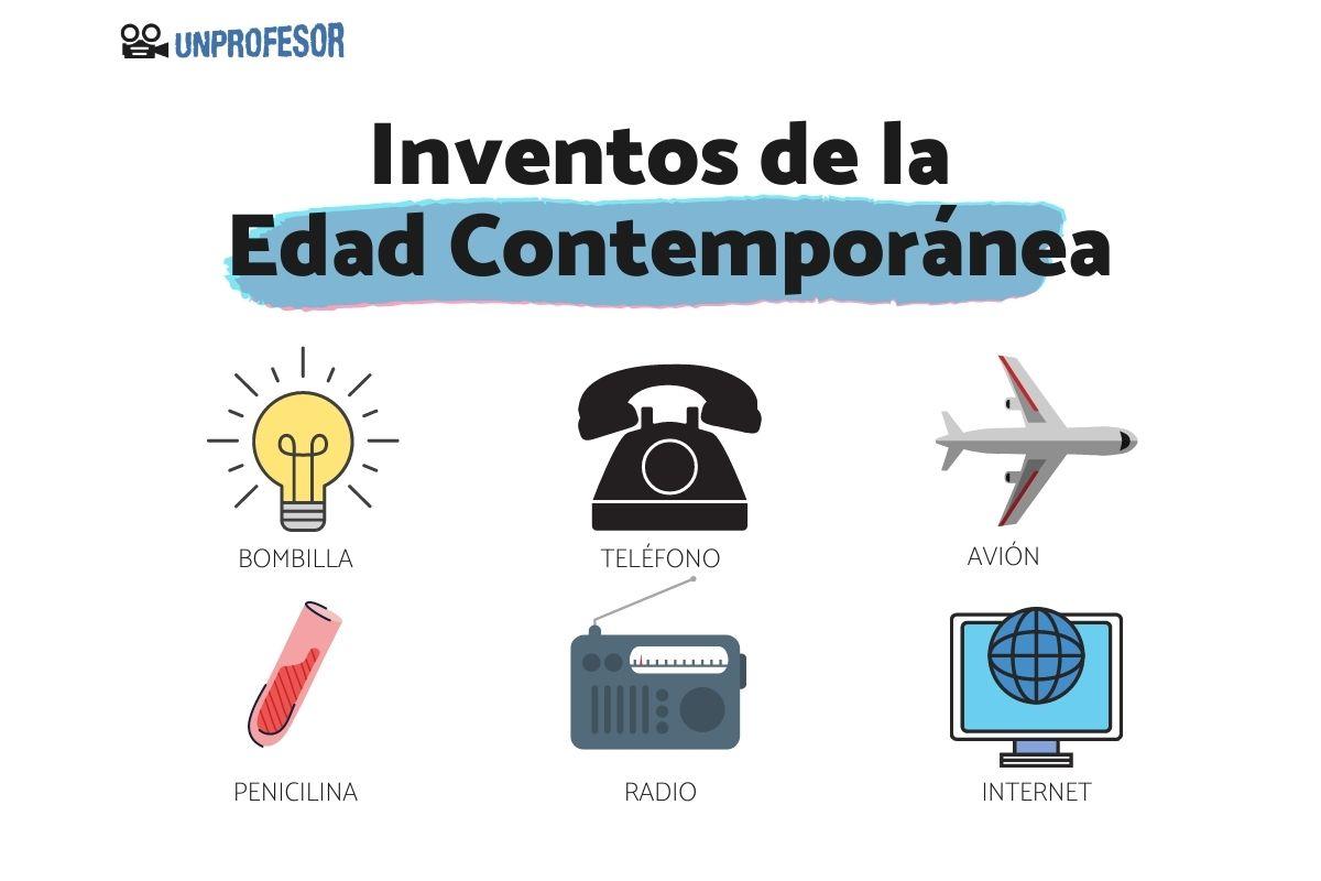 Inventos de la Edad Contemporánea