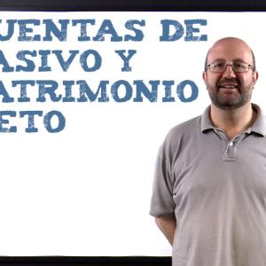 Cuentas de pasivo y patrimonio neto