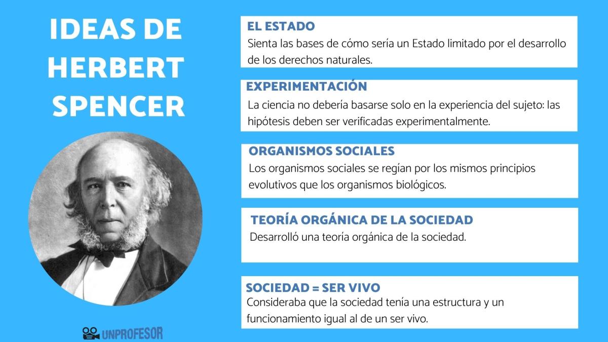 Herbert Spencer: ideas principales