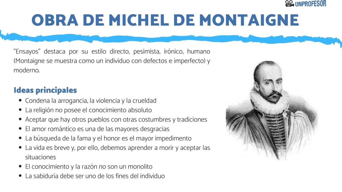 Michel de Montaigne: obras más importantes
