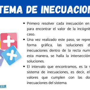 Ejercicios para resolver un sistema de inecuaciones