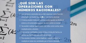 Operaciones con números racionales: con ejercicios resueltos