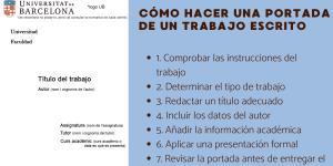Cómo hacer una portada de un trabajo escrito