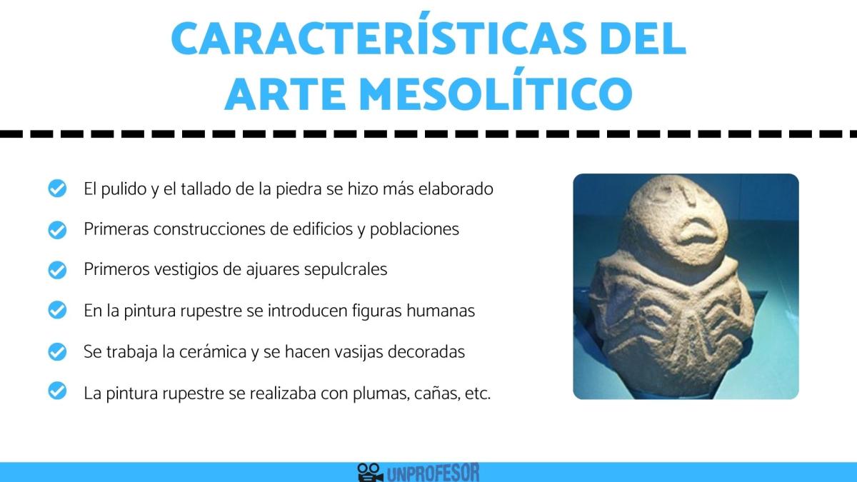 Arte mesolítico: características