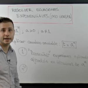 Resolver ecuaciones exponenciales