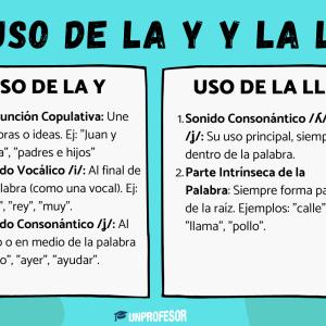 Cuál es el uso de la Y y la LL