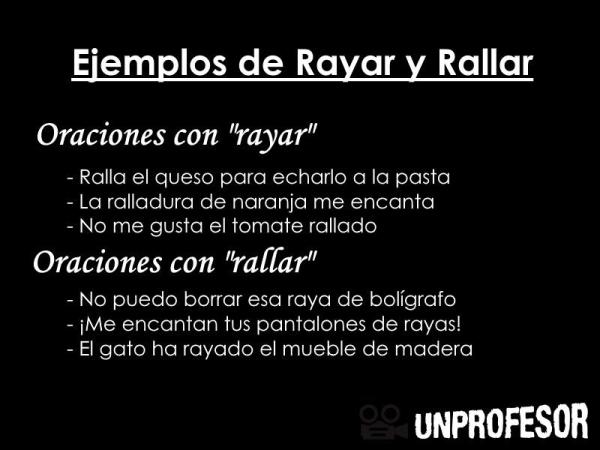 Cuál es el uso de la Y y la LL - Ejemplos del uso de la Y y la LL